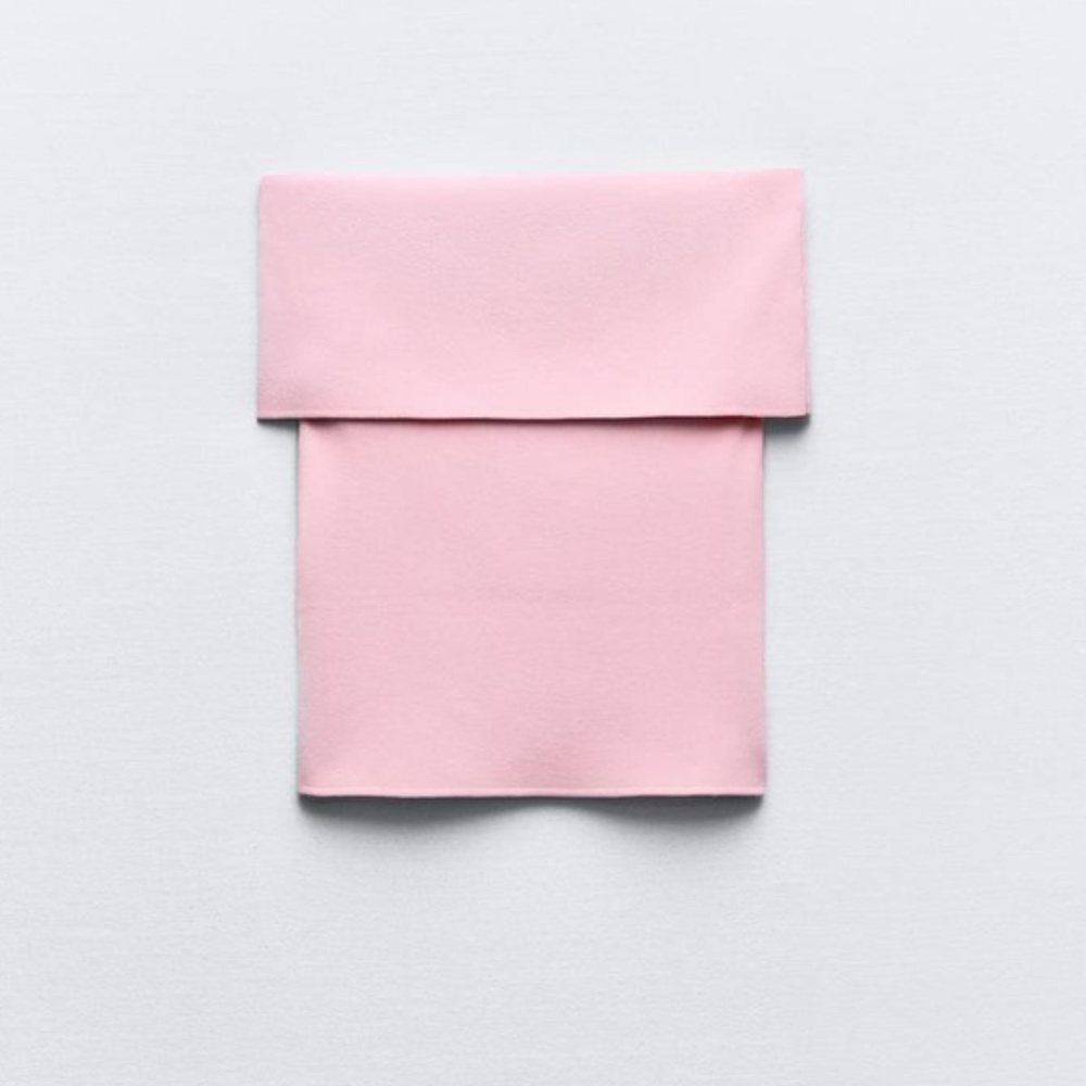 Knit bandeau top ZARA